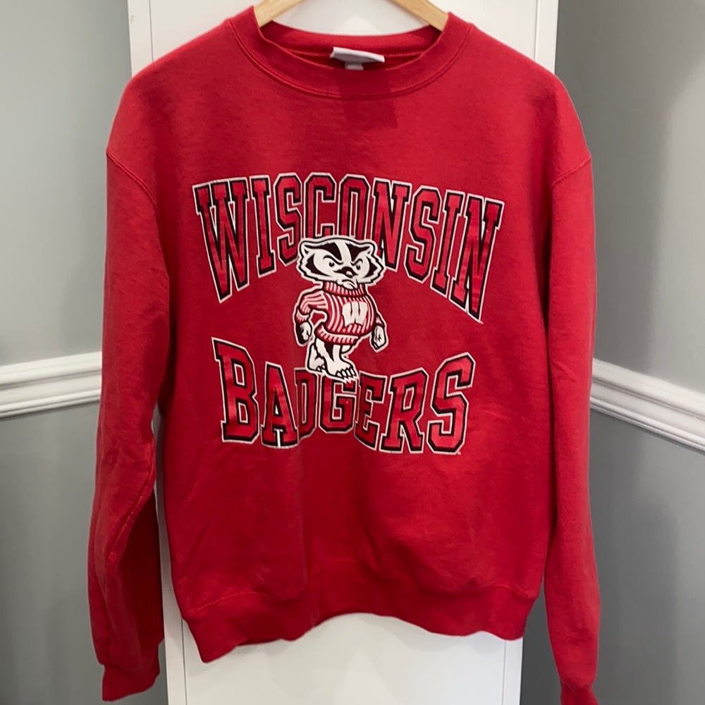 University of Wisconsin crew neck